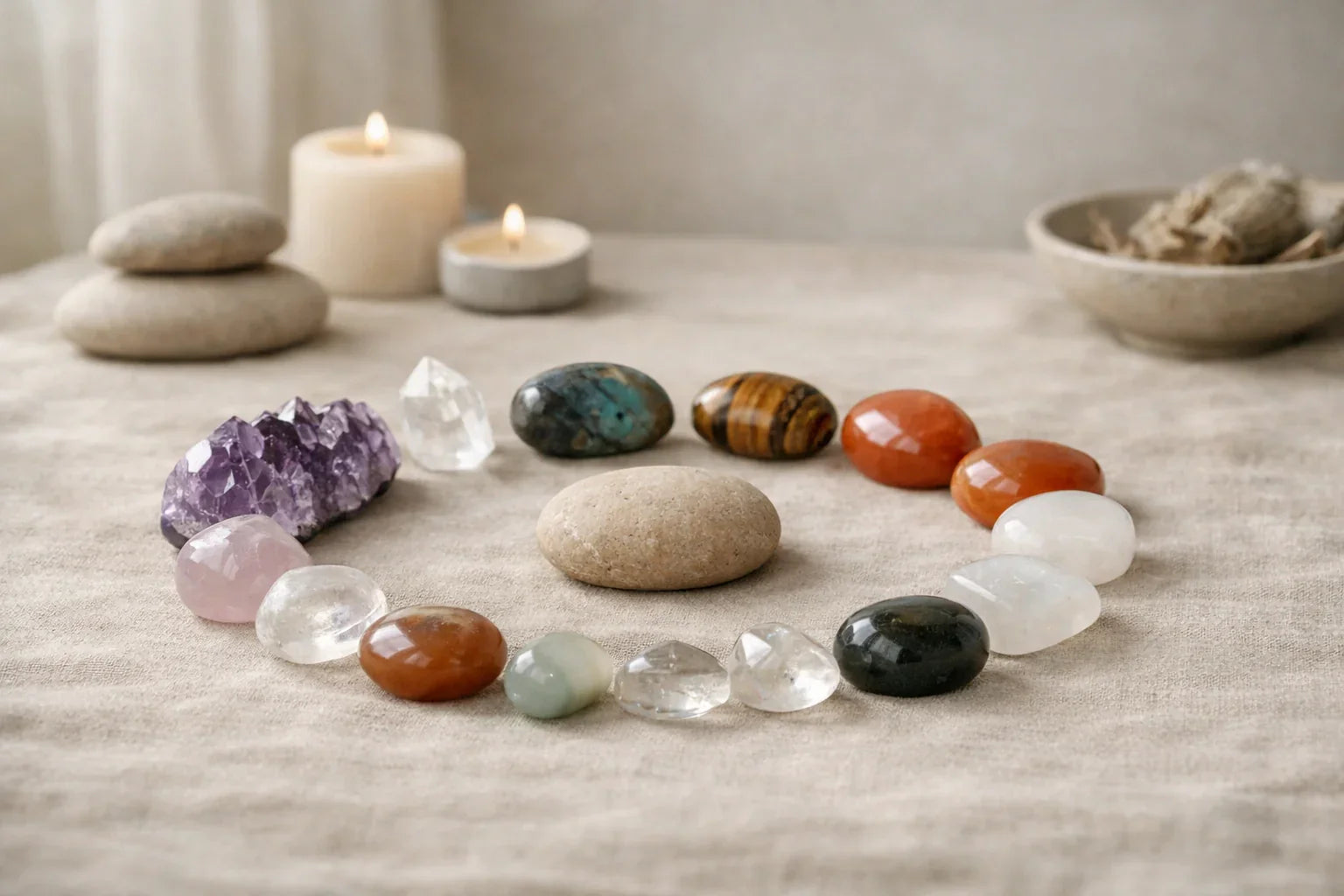 Les Pierres Naturelles pour la Méditation et la Pleine Conscience