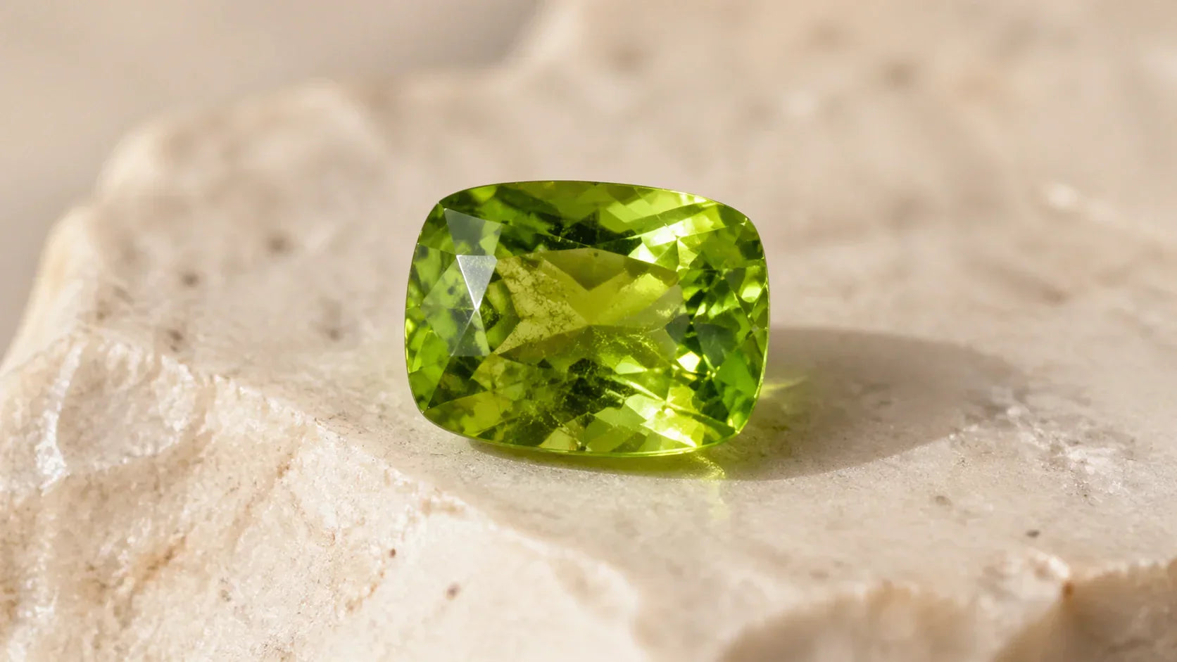 Pierre naturelle péridot verte