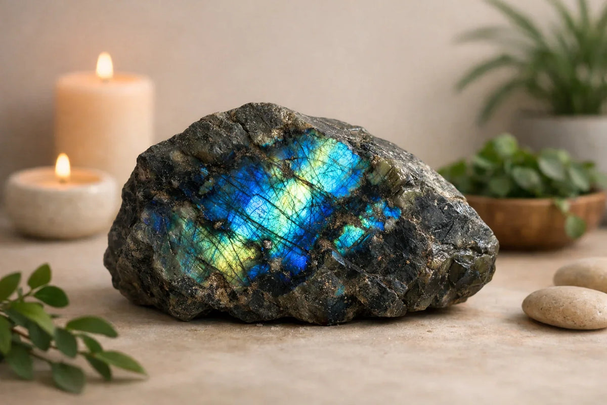 Bienfaits et Vertus de la Labradorite — Lithothérapie & Pierres Naturelles Luuckk