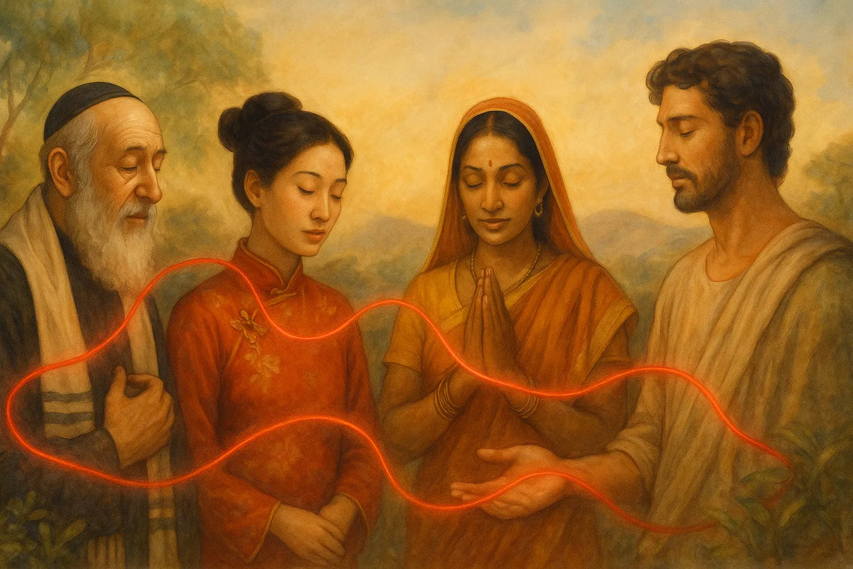 Le Fil Rouge dans les Traditions du Monde — Lithothérapie & Pierres Naturelles Luuckk