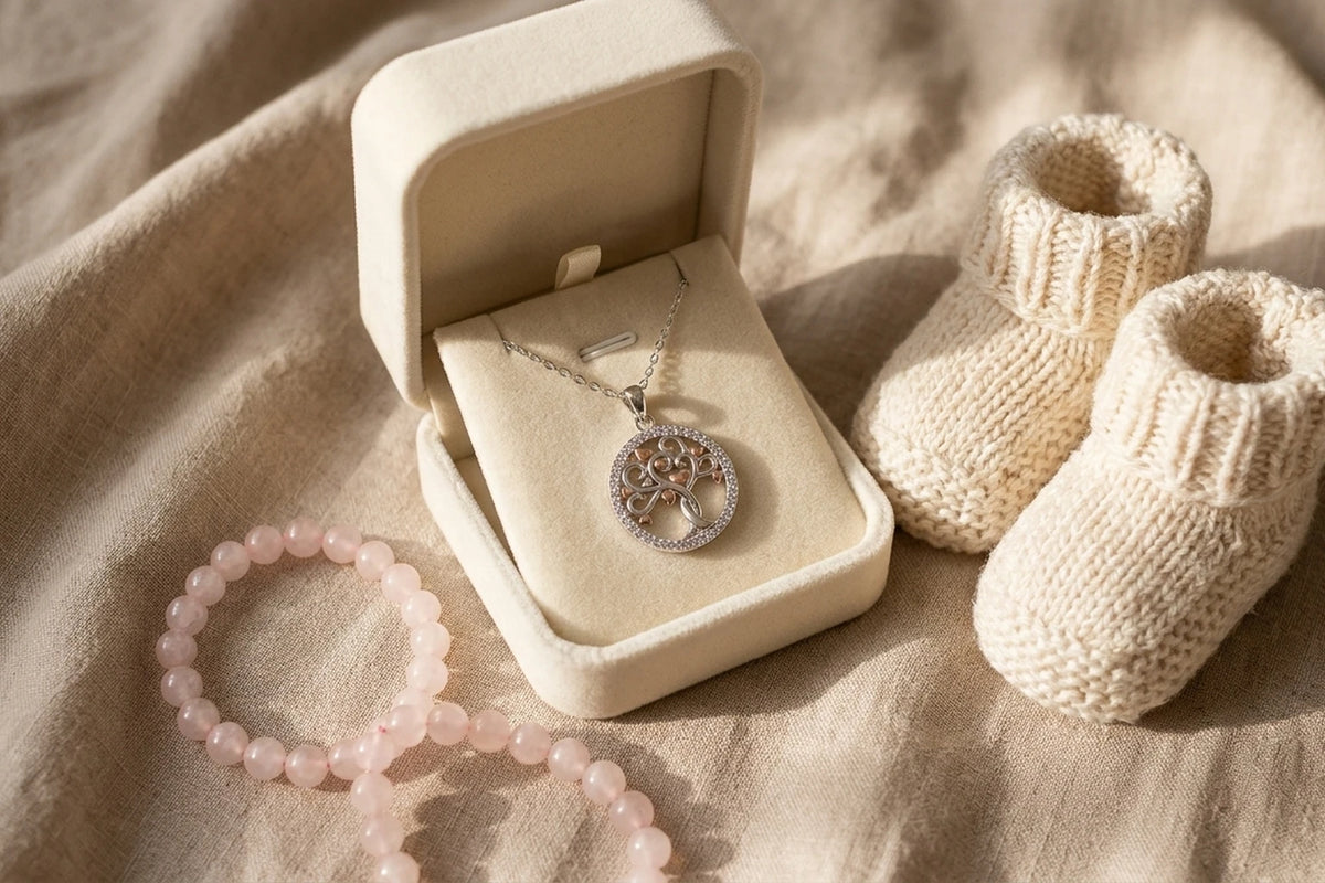 Collier Arbre de Vie pour Bébé : Un Cadeau Tendre et Chargé d’Amour