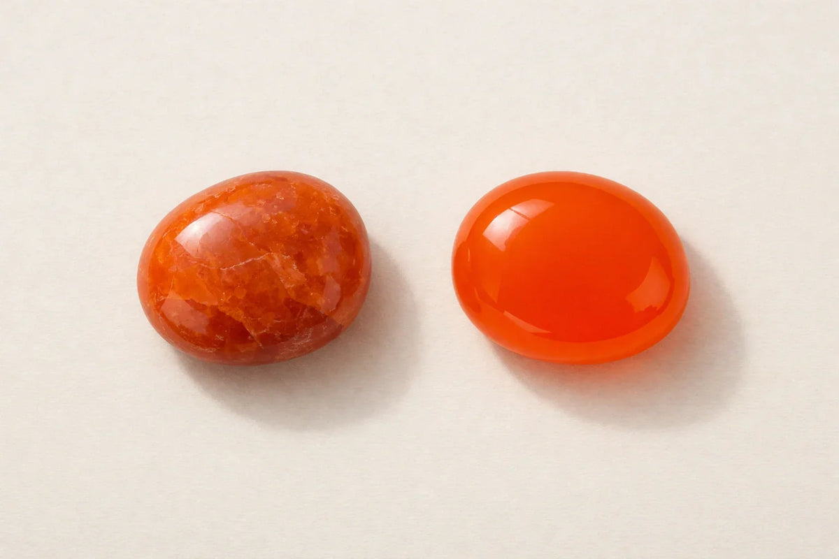 Cornaline véritable ou imitation — Lithothérapie & Pierres Naturelles Luuckk
