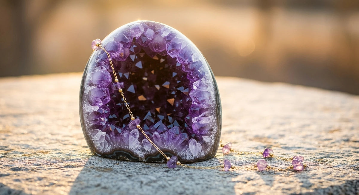 L’Origine Fascinante de l’Améthyste : De la Nature à Vos Bijoux