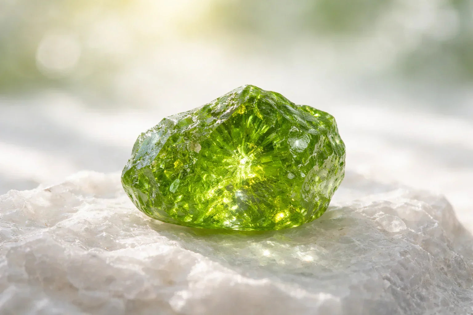 Péridot : Pierre de Lumière et de Renouveau