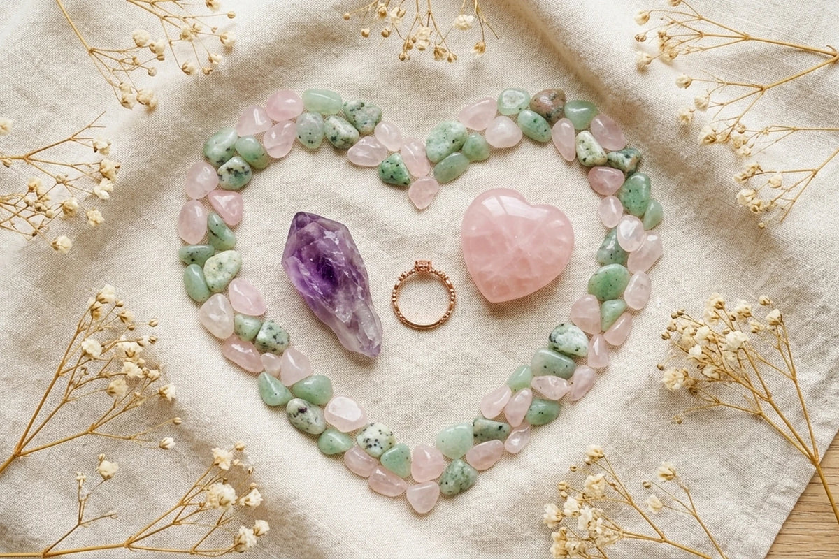 Pierres Naturelles pour l’Amour et l’Harmonie Émotionnelle