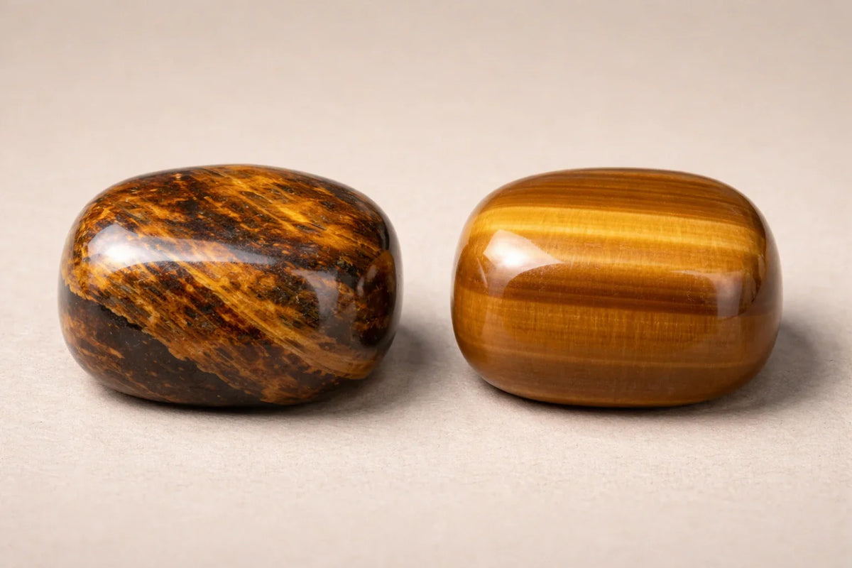 Œil de Tigre véritable ou imitation — Lithothérapie & Pierres Naturelles Luuckk