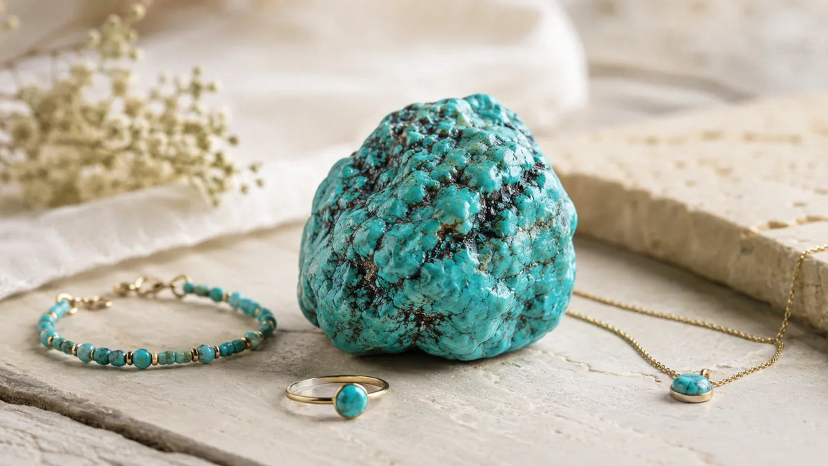 Bienfaits et Vertus de la Turquoise — Lithothérapie & Pierres Naturelles Luuckk