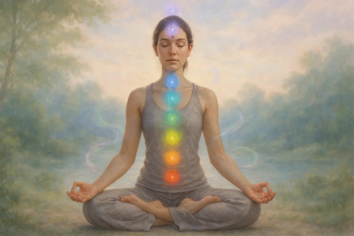 Intégrer les Chakras au Yoga — Lithothérapie & Pierres Naturelles Luuckk