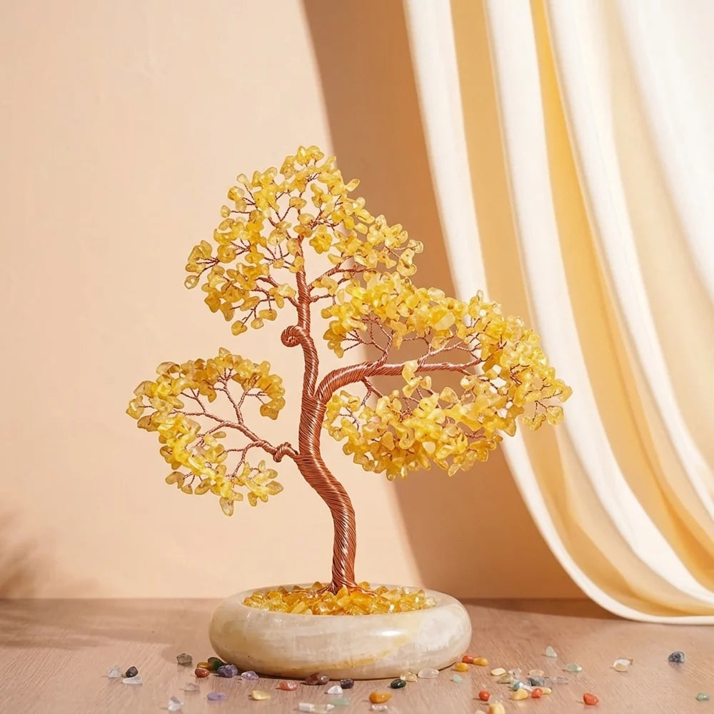 Triple Harmony - Tree of Life in Natural Stones