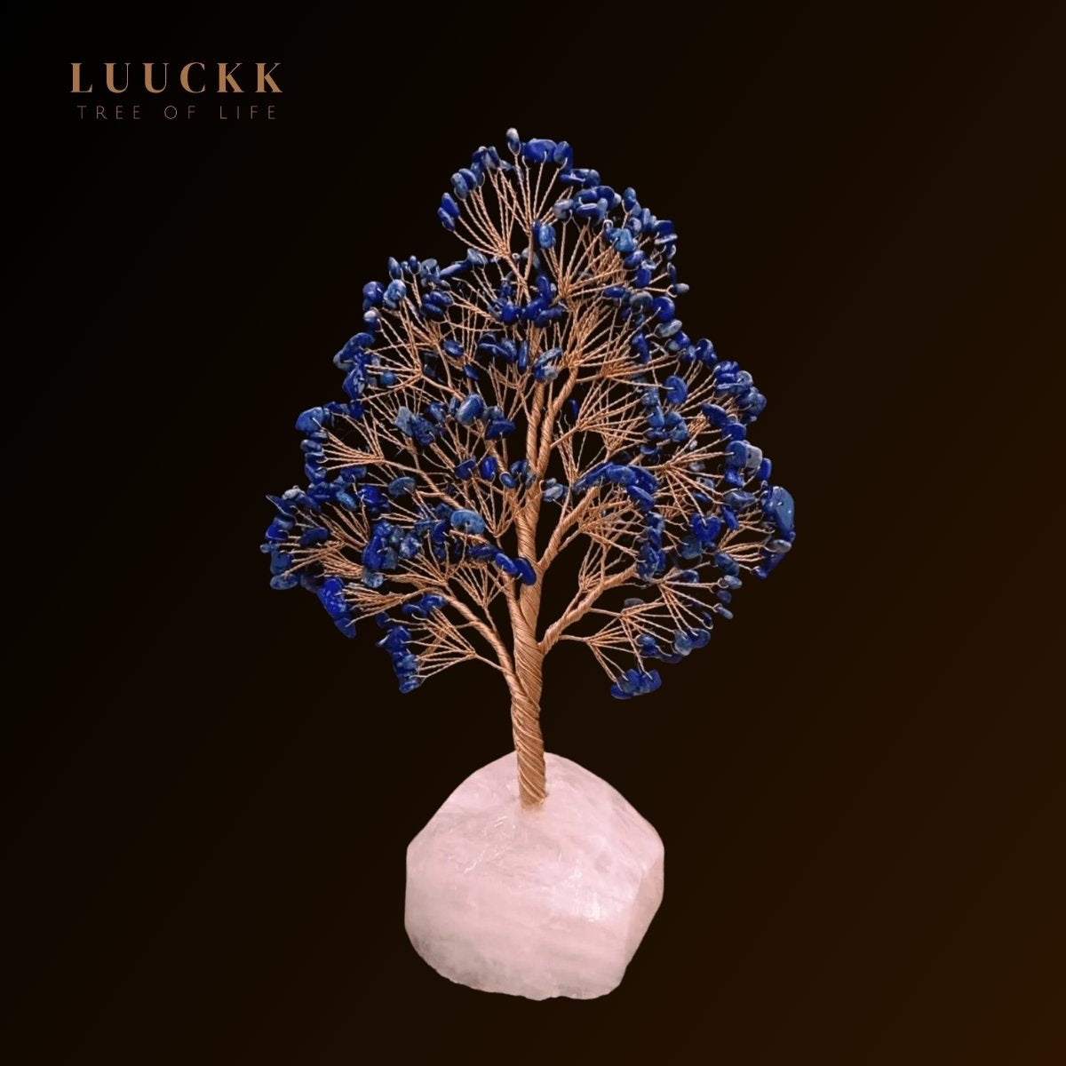 Lebensfreude – Lebensbaum mit Lapislazuli-Basis