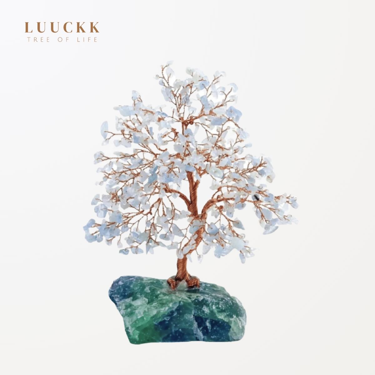 Harmonie - Lebensbaum Aquamarin