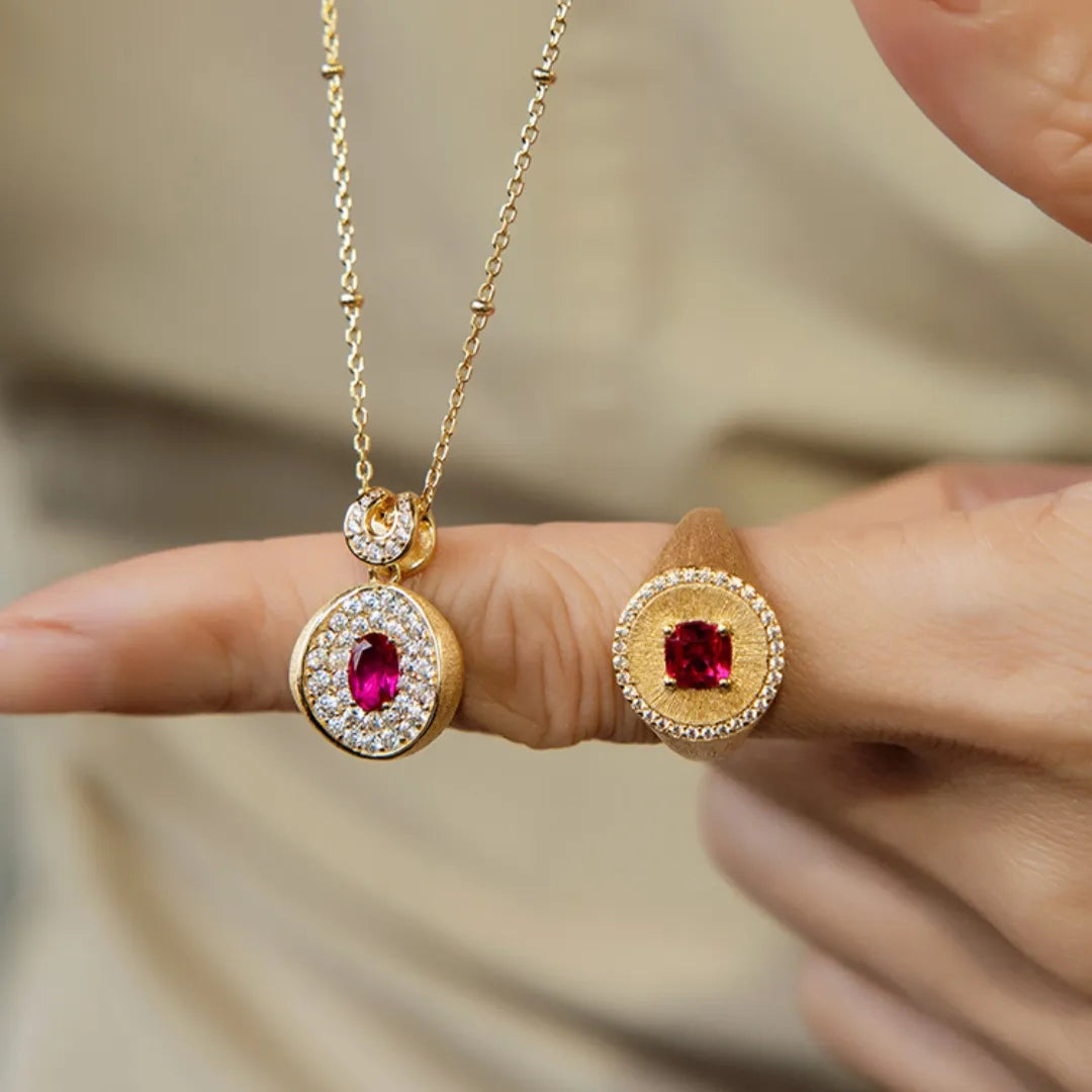 Bague Cornaline "Énergie Vitale" Argent Doré Or