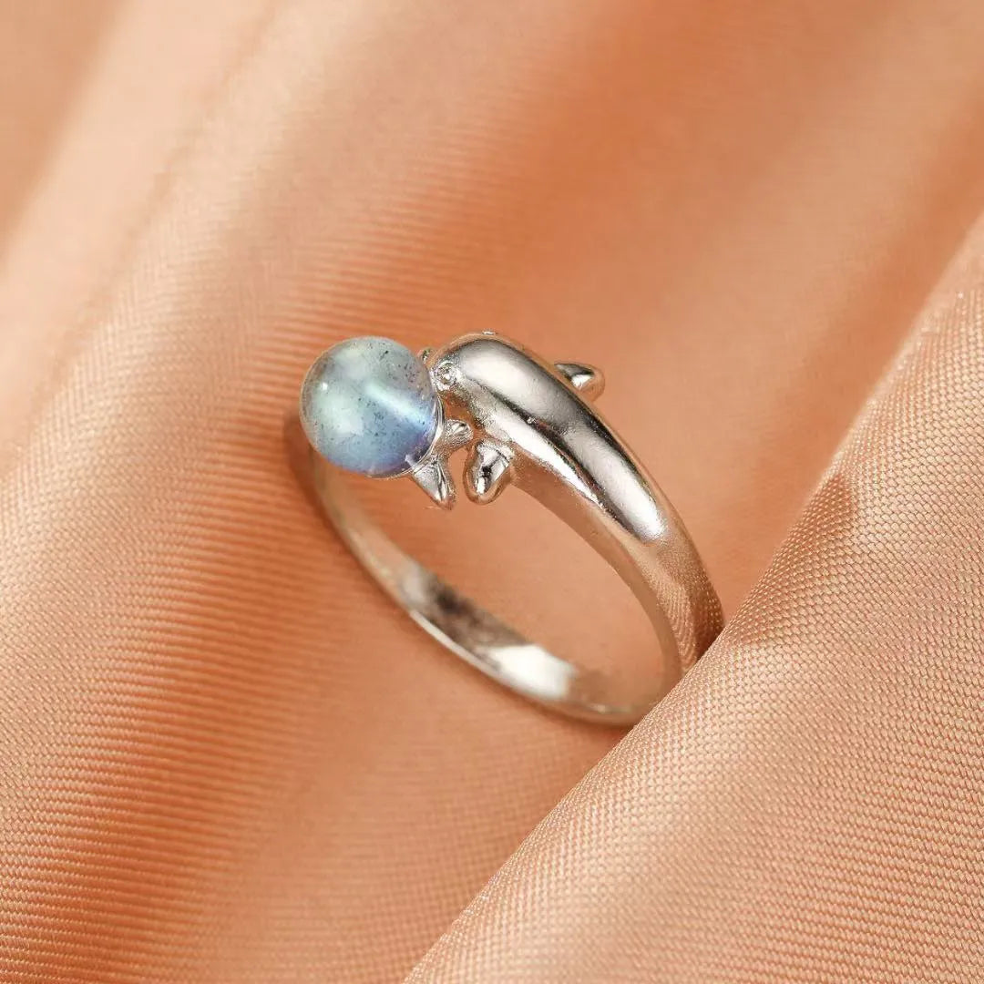 Labradorit Ring "Meeres Schönheit"