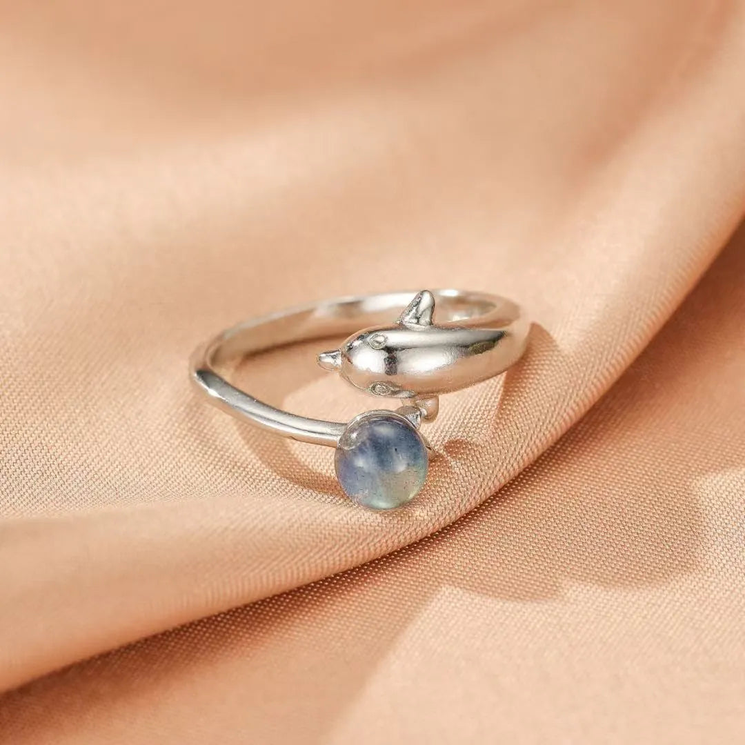 Labradorit Ring "Meeres Schönheit"