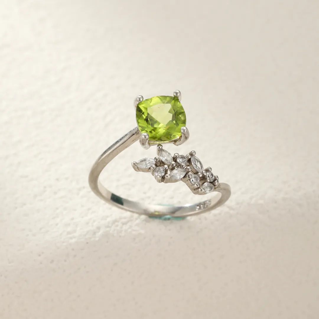 Peridotring "Innere Natur" Silber