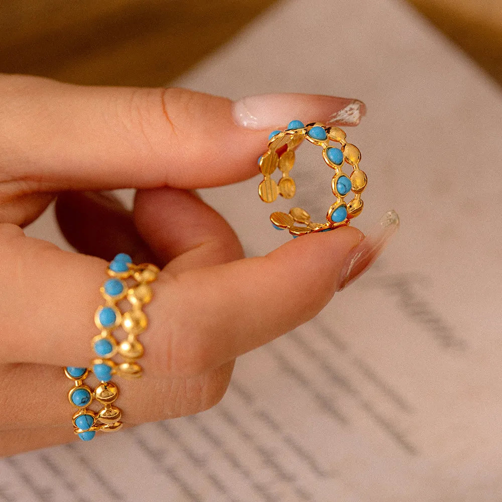 Türkisring "Charme Azur"