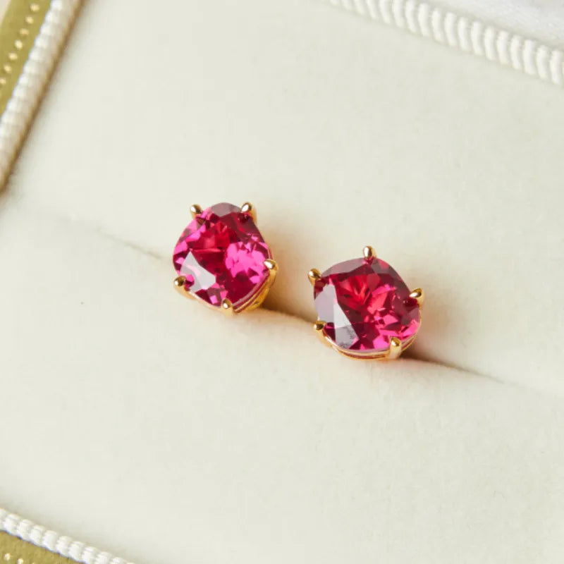 Ohrringe Karneol "Elegante Essenz" Goldplattiert