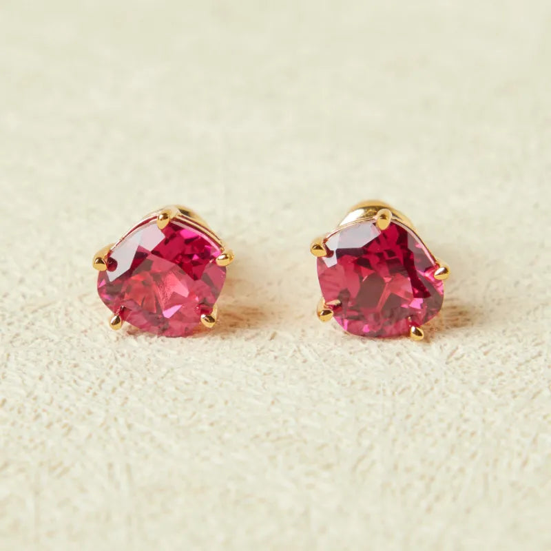 Ohrringe Karneol "Elegante Essenz" Goldplattiert