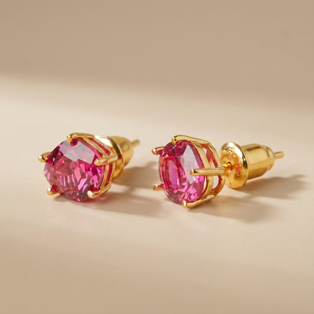 Orecchini Cornalina "Essenza Elegante" Argento Dorato Oro