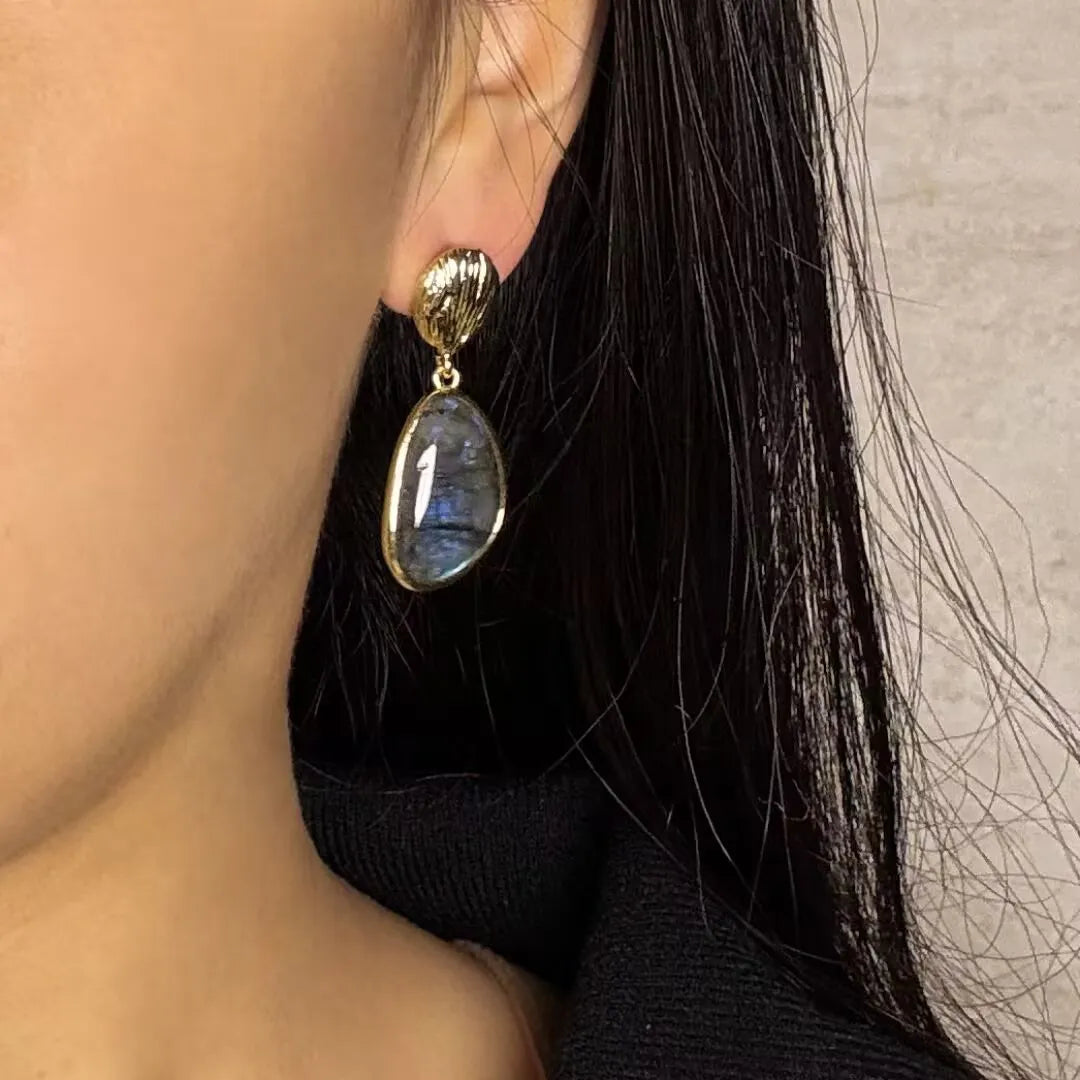 Labradorite Earrings "Natural Strength"