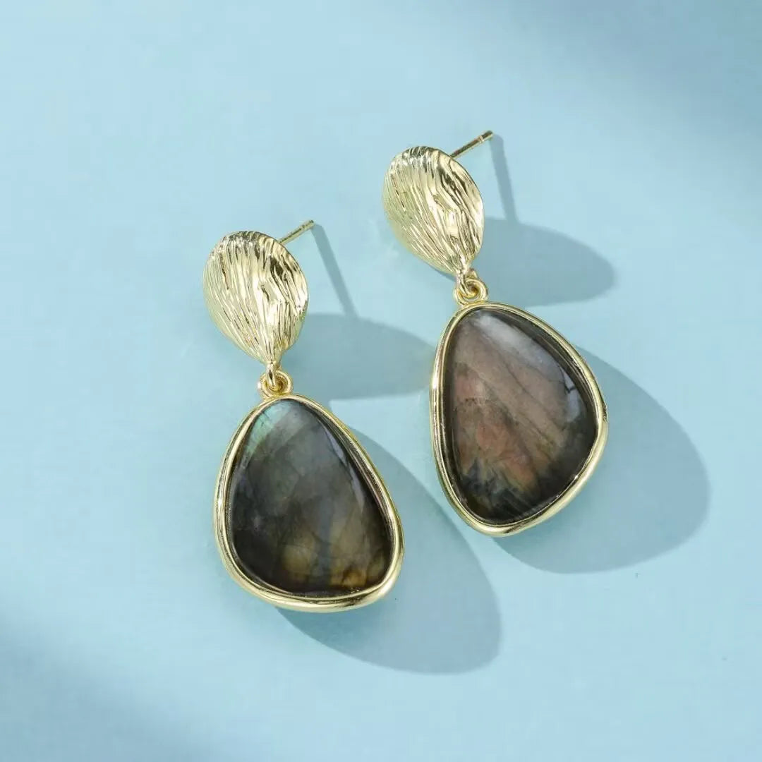 Labradorite Earrings "Natural Strength"
