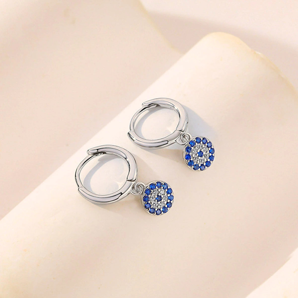 Ohrringe Böses Auge "Silberner Charme" Silber