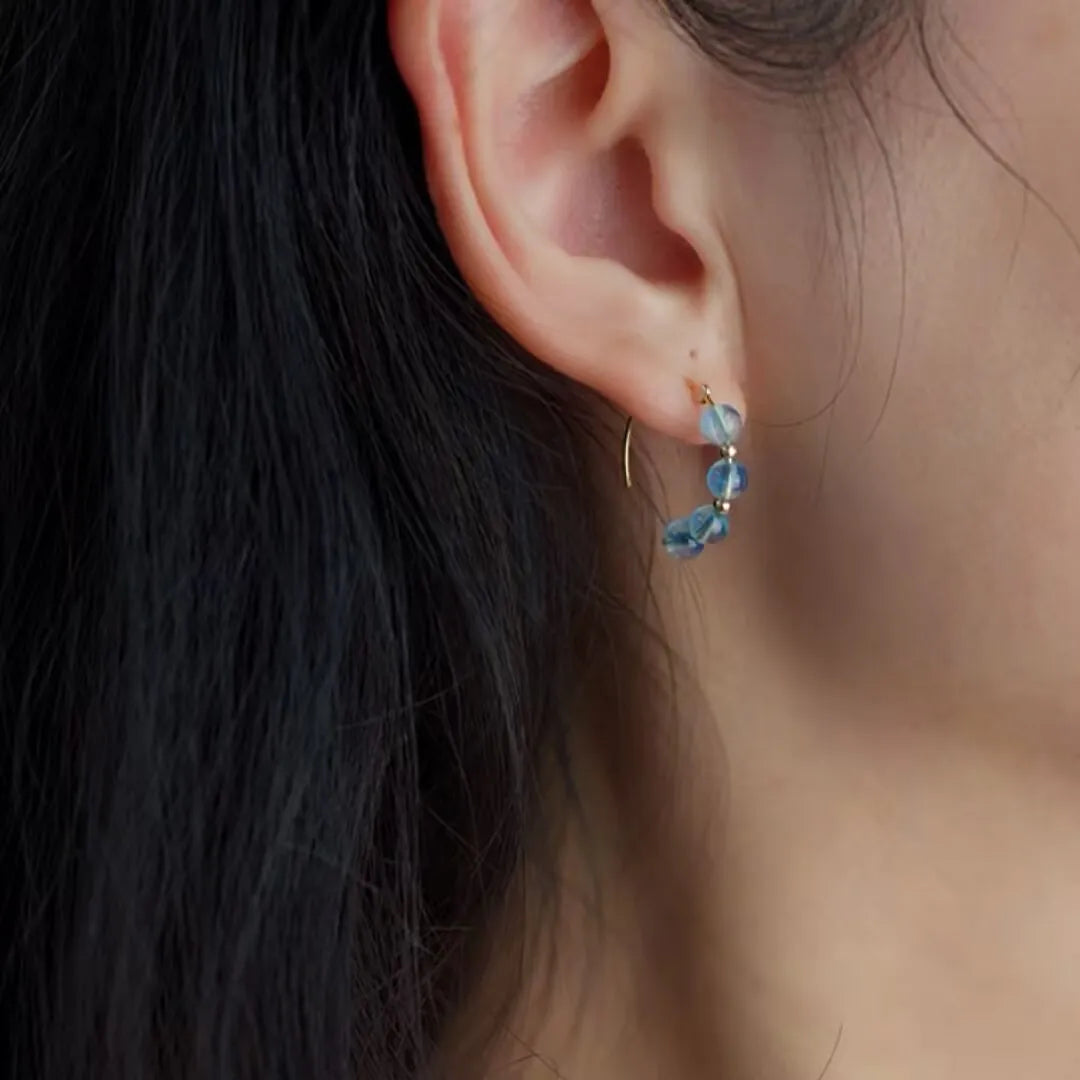 Ohrringe Aquamarin "Himmlischer Nebel"