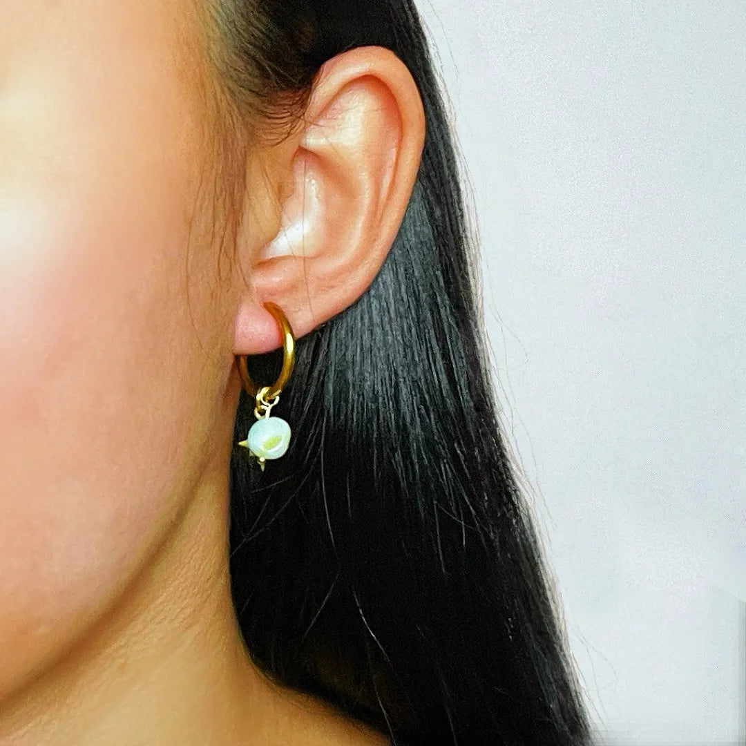 Boucles d'Oreilles Amazonite ou Lapis Lazuli "Petite Étoile"