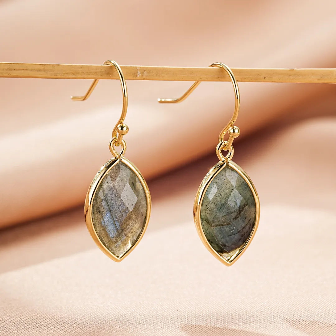 Labradorite Earrings "Reflections of Vitality"