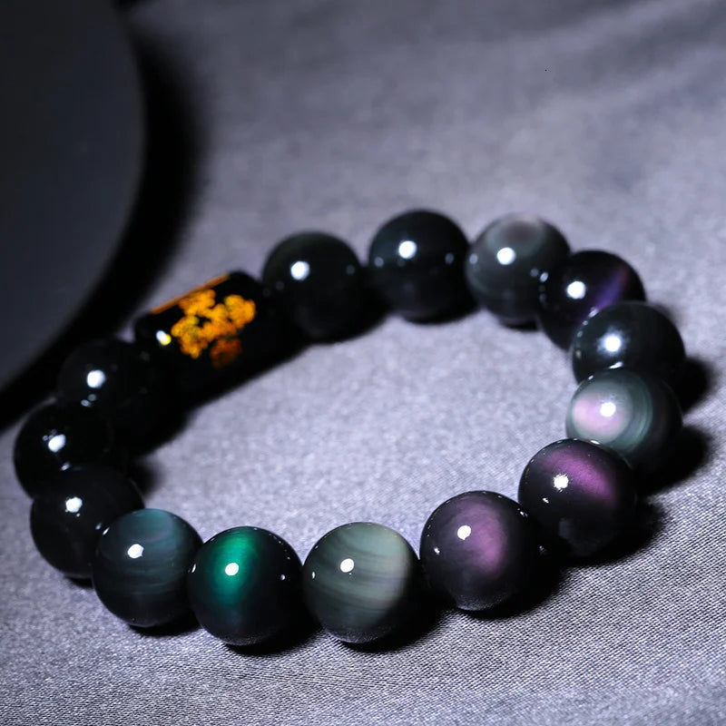 Obsidian Pi Xiu Bracelet "Strength and Wealth"