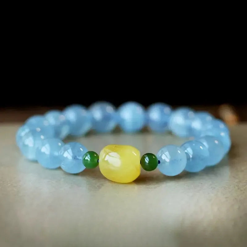 Armband Aquamarin "Reines Blau"