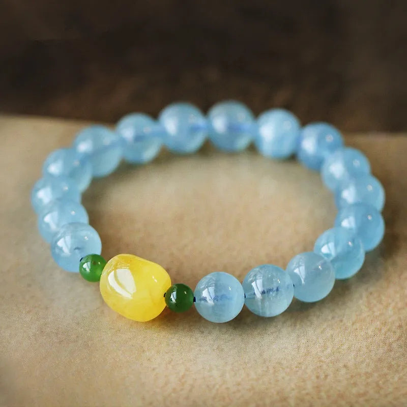 Armband Aquamarin "Reines Blau"