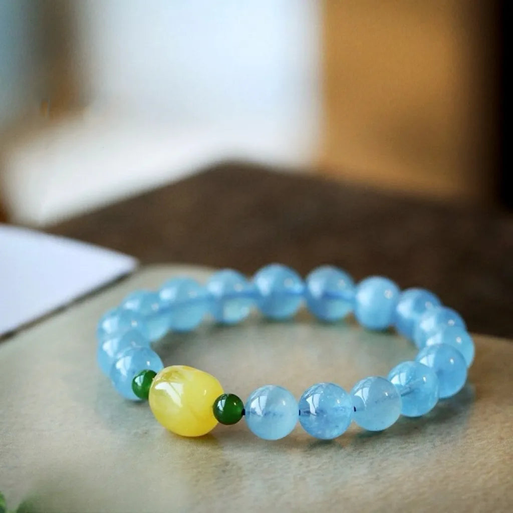 Armband Aquamarin "Reines Blau"