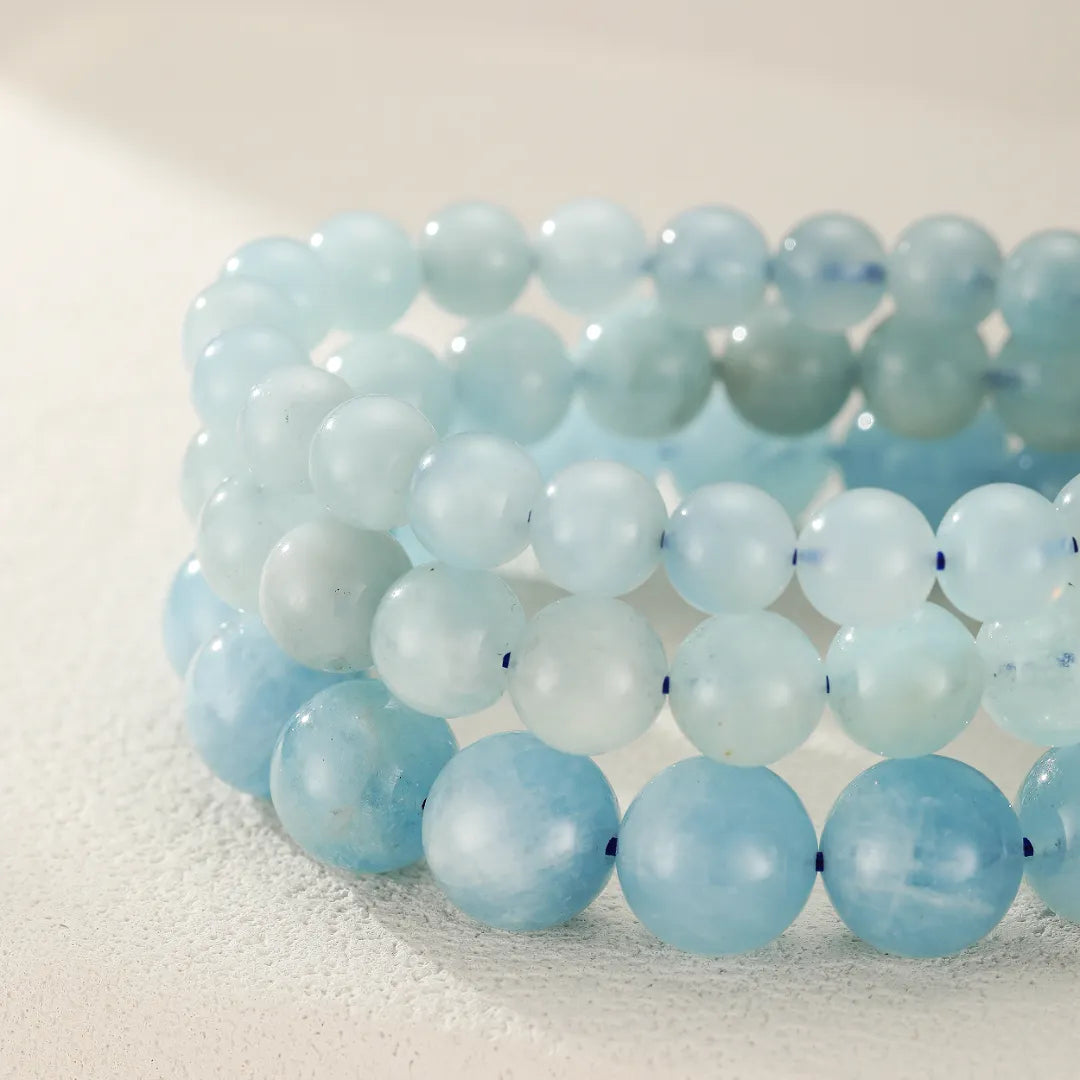 Aquamarine Bracelet "Calming Softness"