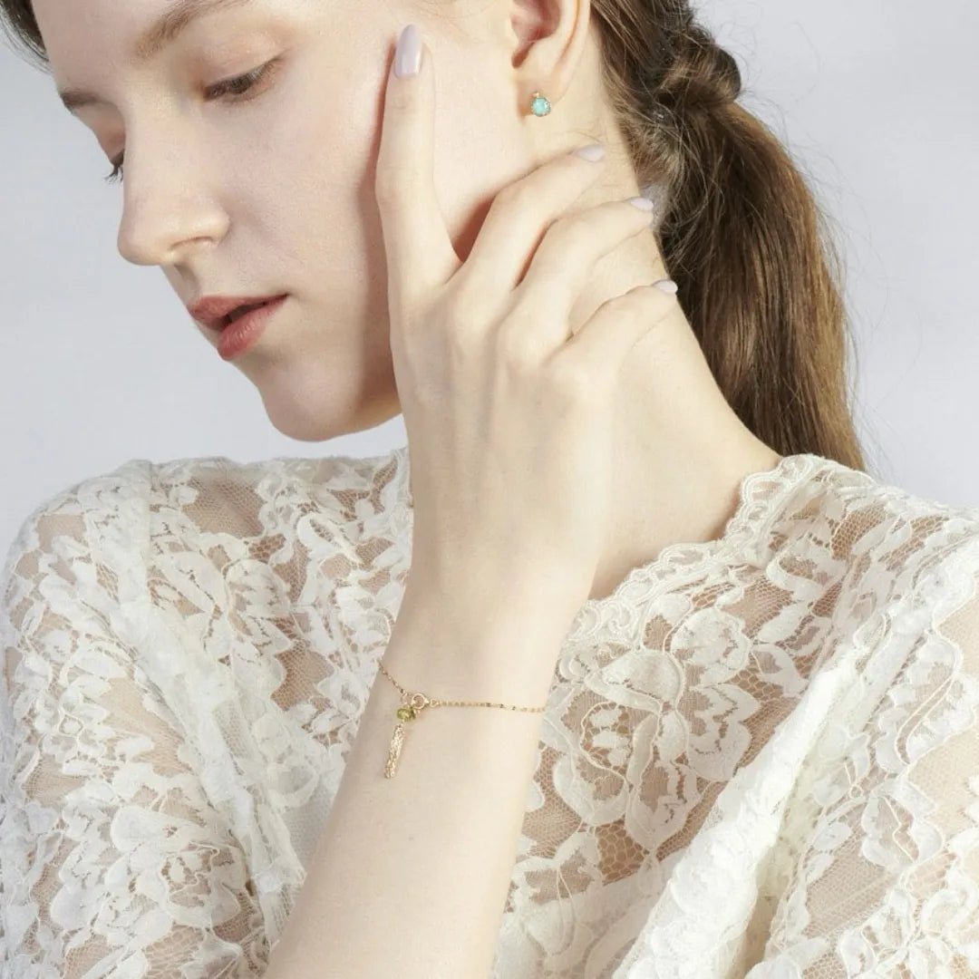 Amazonit Lapis Lazuli oder Peridot "Einzigartige Energie" Silber