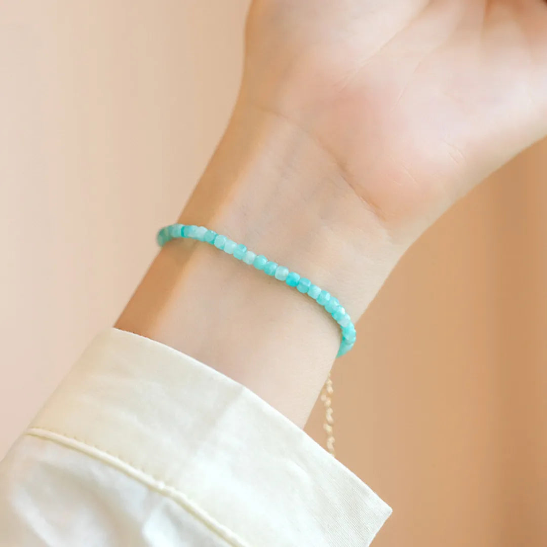 Amazonite Bracelet "Celestial Reflections"