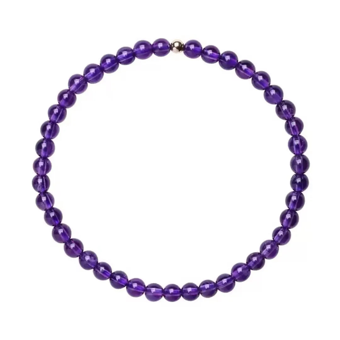 Amethyst Bracelet "Vibrant Balance" Silver