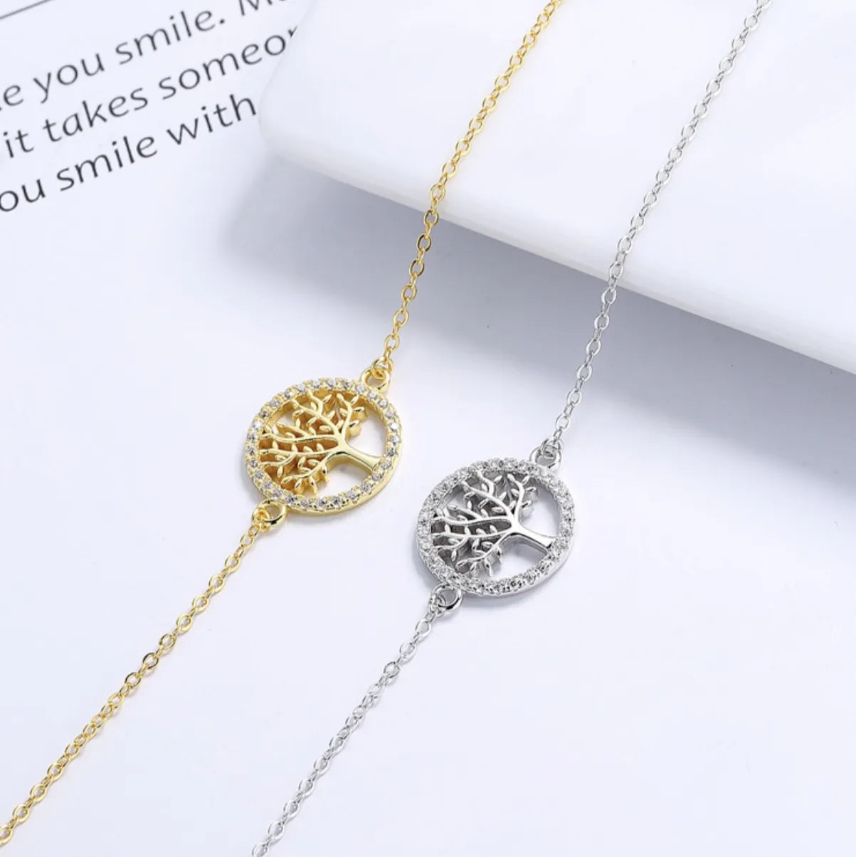 Armband Lebensbaum "Lebenslicht" Silber