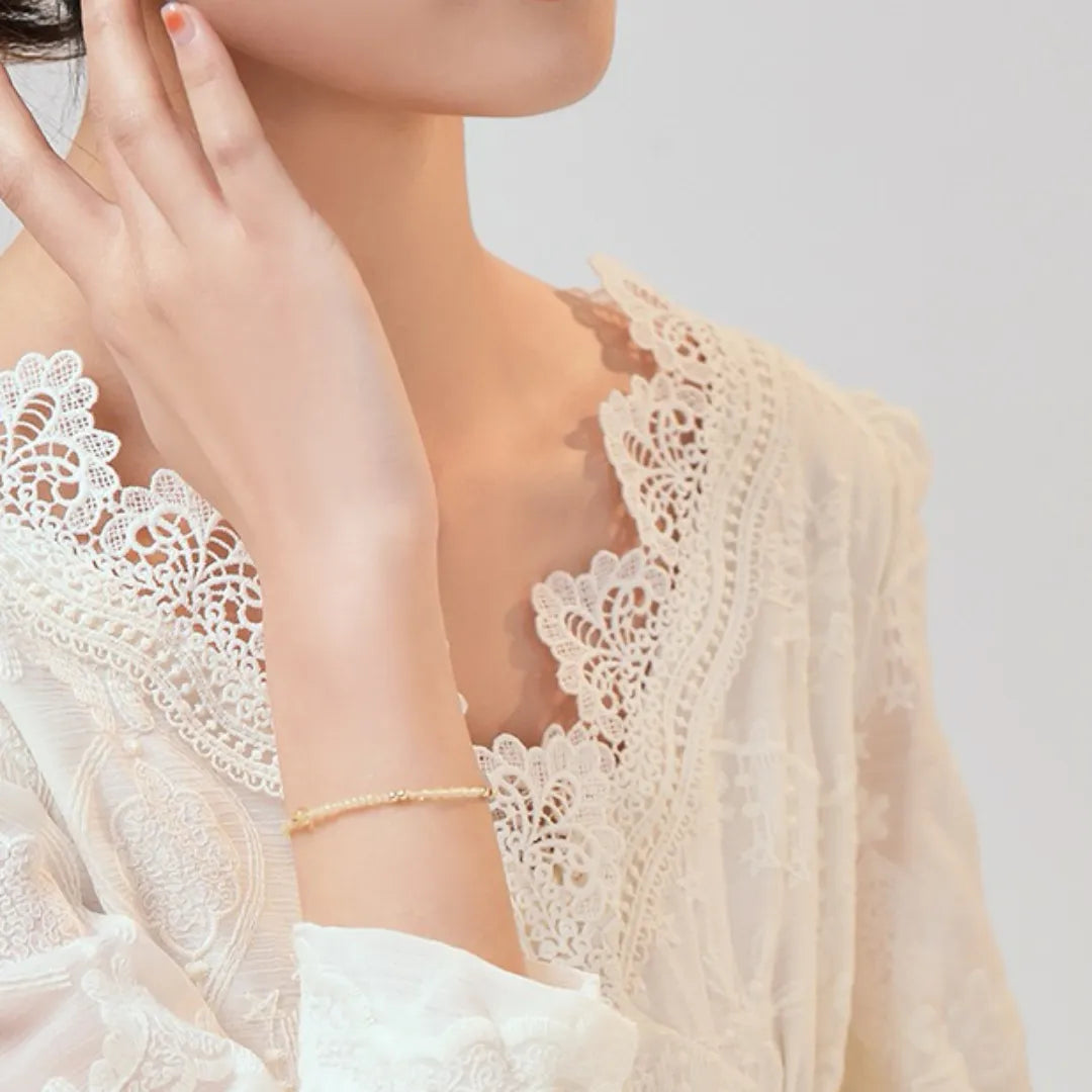 Citrine Bracelet "Golden Tenderness" Gold