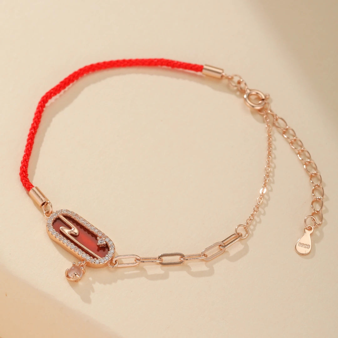 Bracelet Red Thread "Eden of the East" Silver