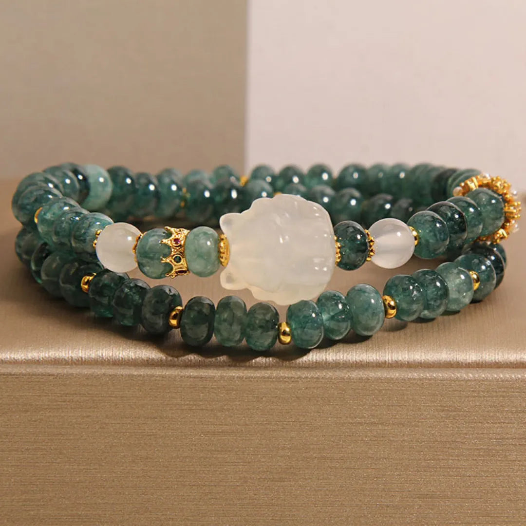 健康アクセサリー BRACK JADE BRACELET BRACK JADE BRACELET