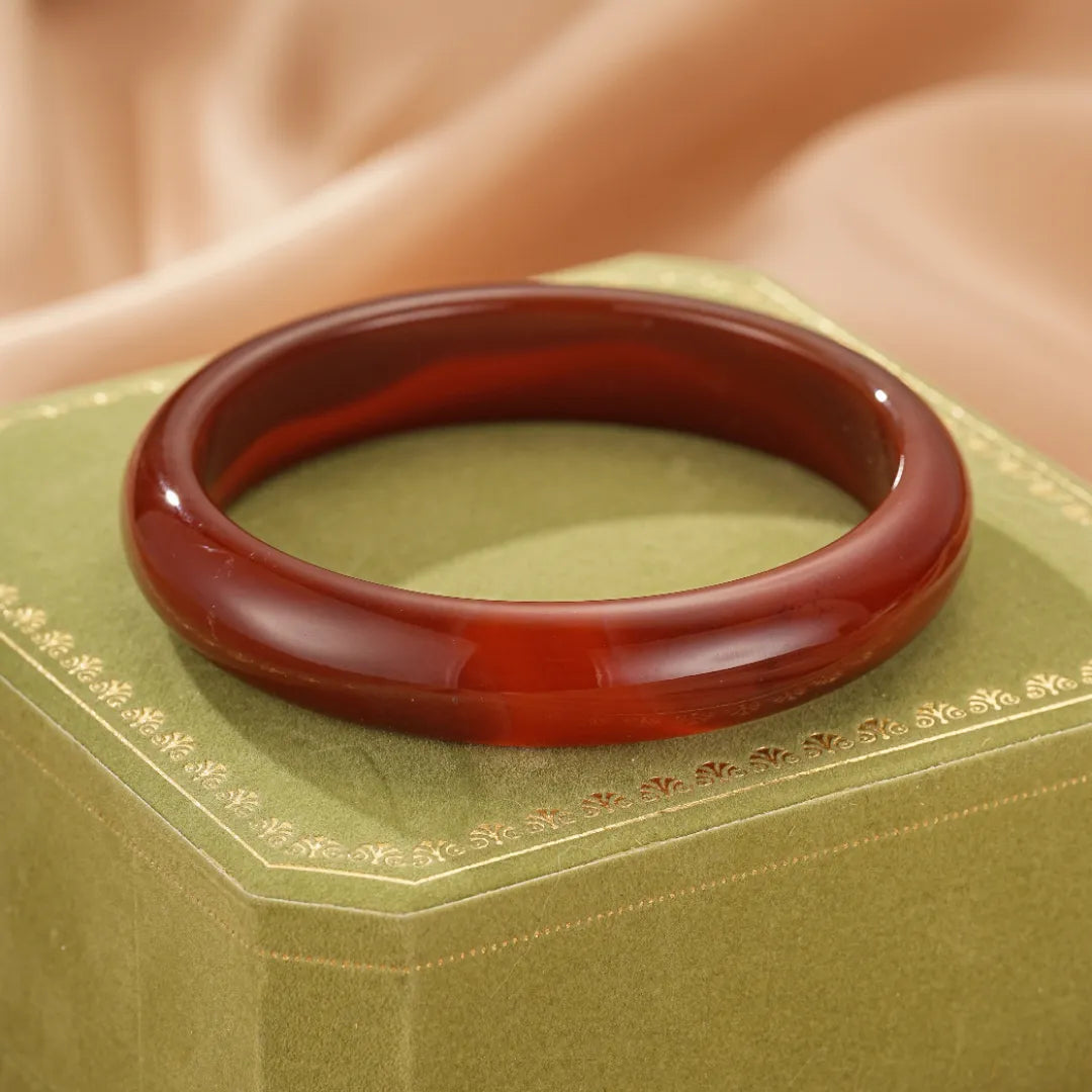 Agate Bangle "Bold Strength"
