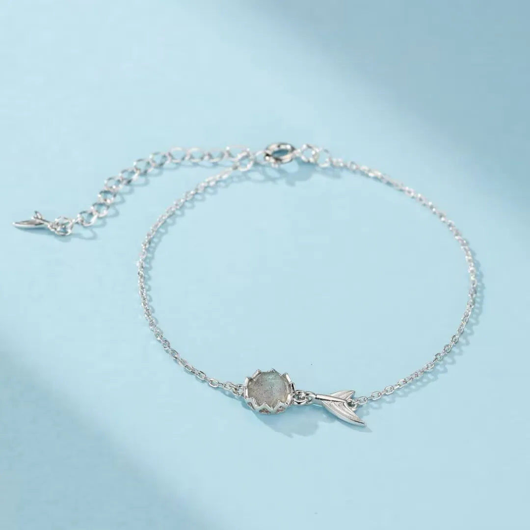 Labradorite Bracelet "Magical Mermaid" Silver