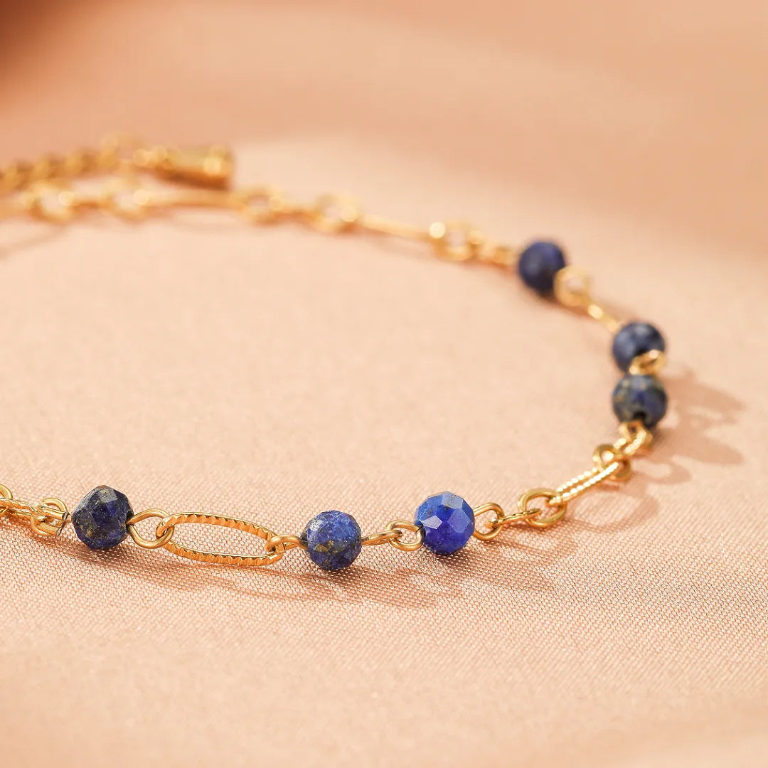 Lapis Lazuli Bracelet "Starry Reflections"