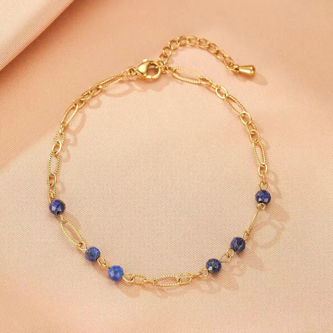 Lapis Lazuli Bracelet "Starry Reflections"