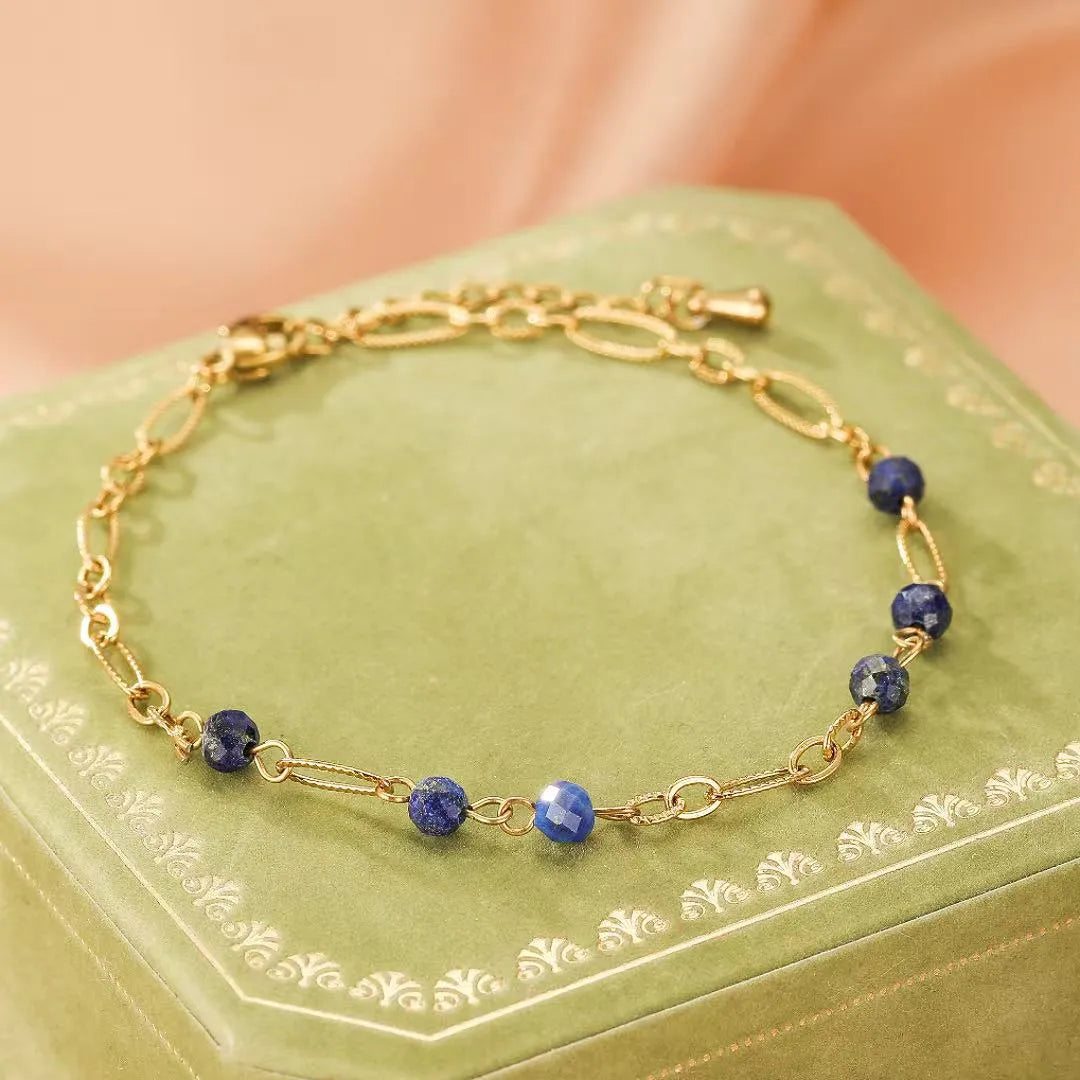 Lapis Lazuli Bracelet "Starry Reflections"