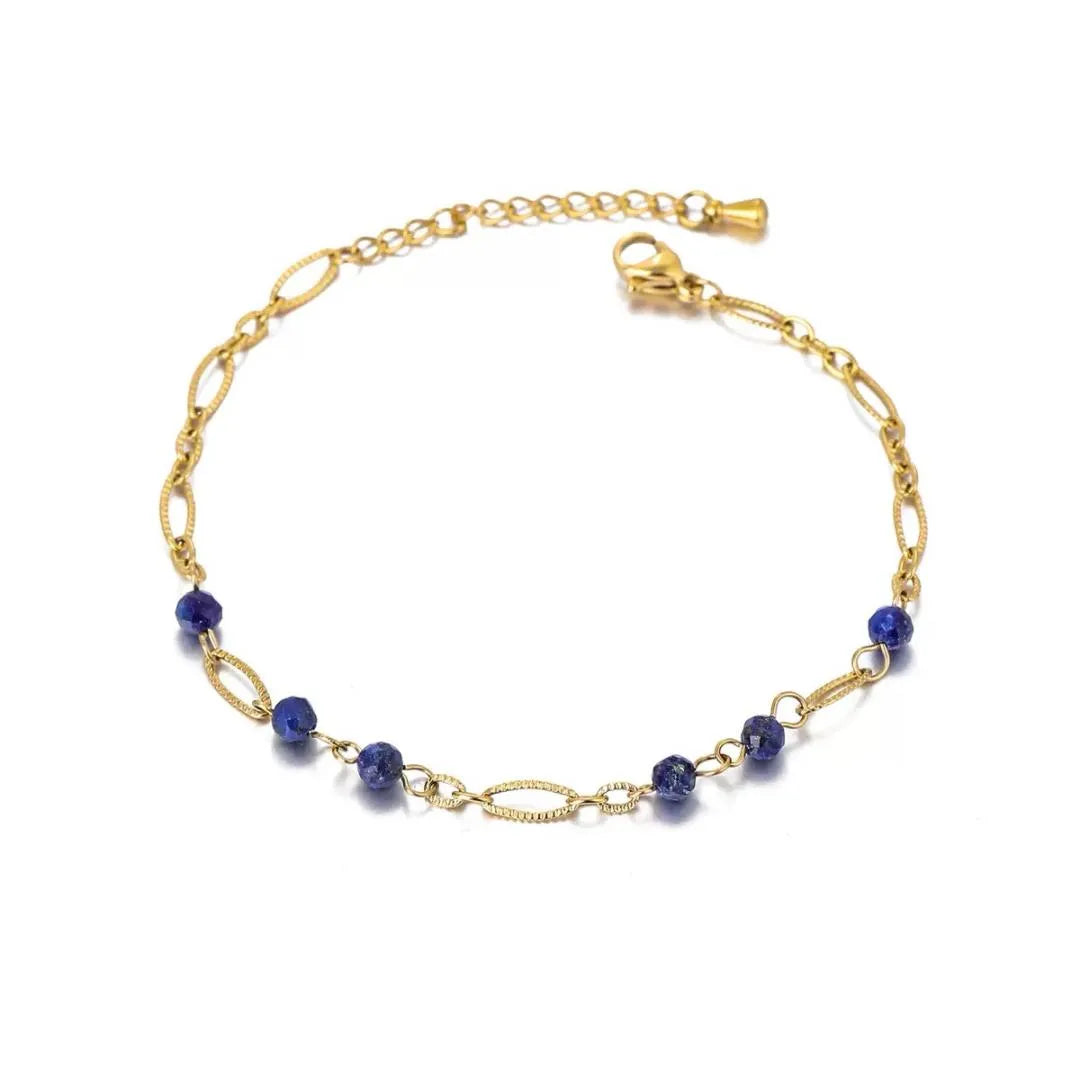 Lapis Lazuli Bracelet "Starry Reflections"