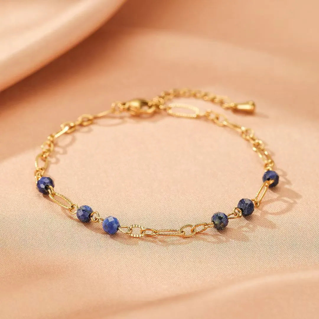 Lapis Lazuli Bracelet "Starry Reflections"