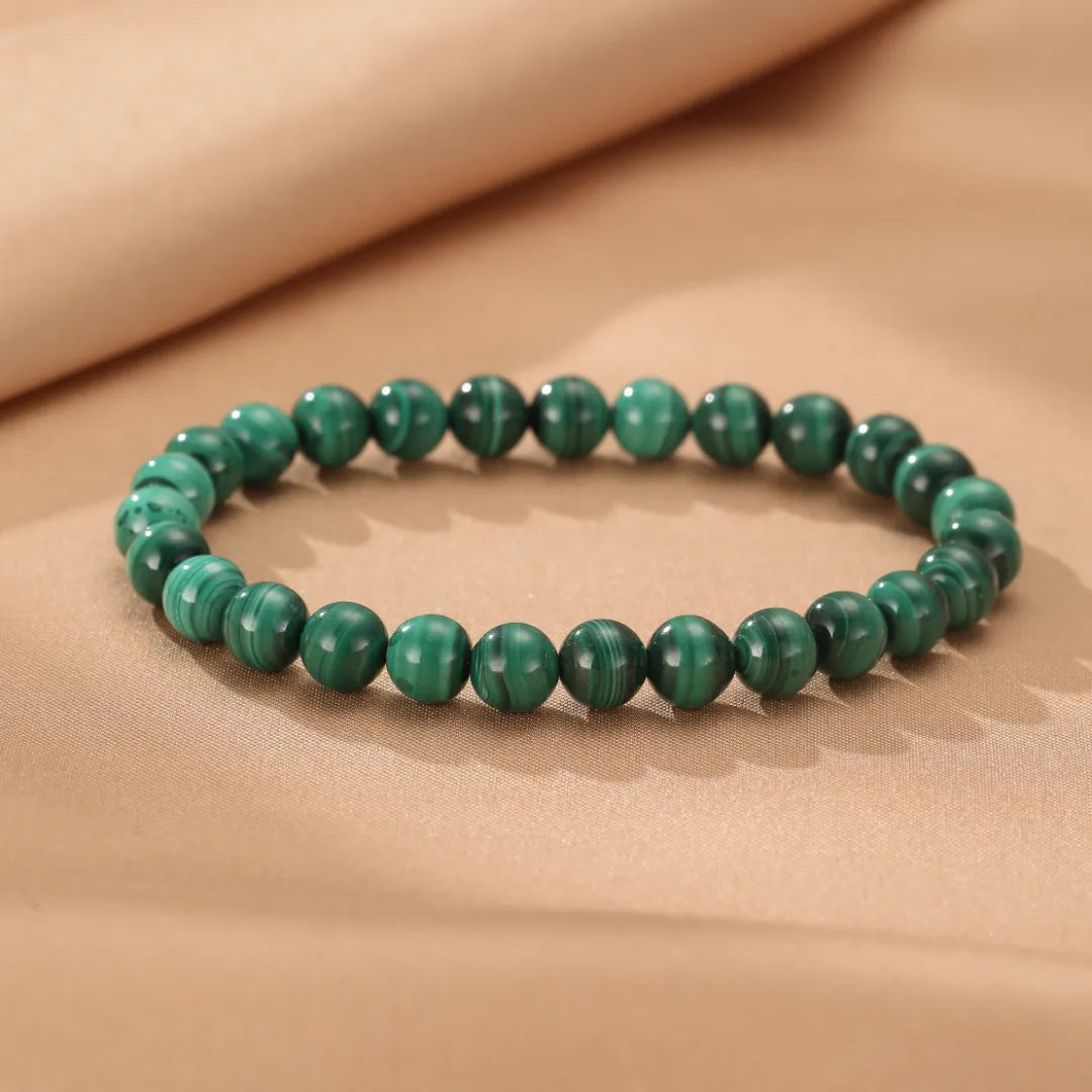 Bracelet Malachite "Veines Vertes"