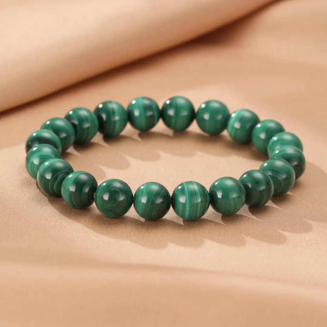 Bracelet Malachite "Veines Vertes"